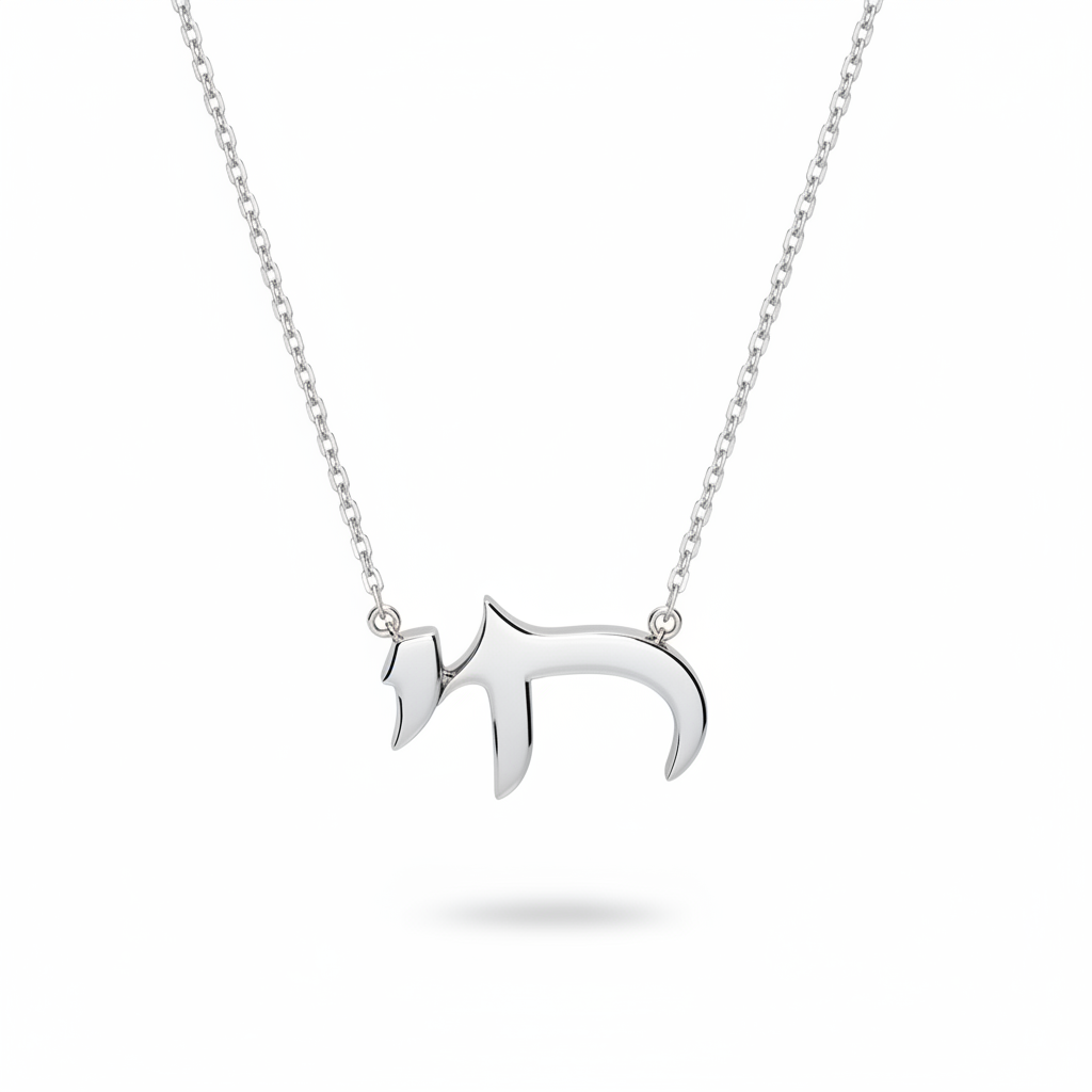 תליון חי מרחף זהב לבן