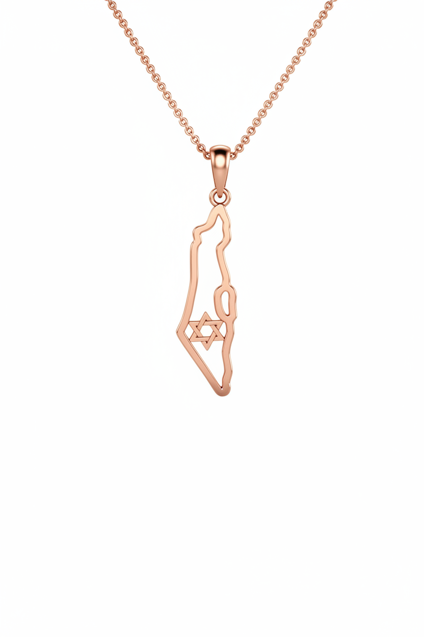 תליון זהב רוז