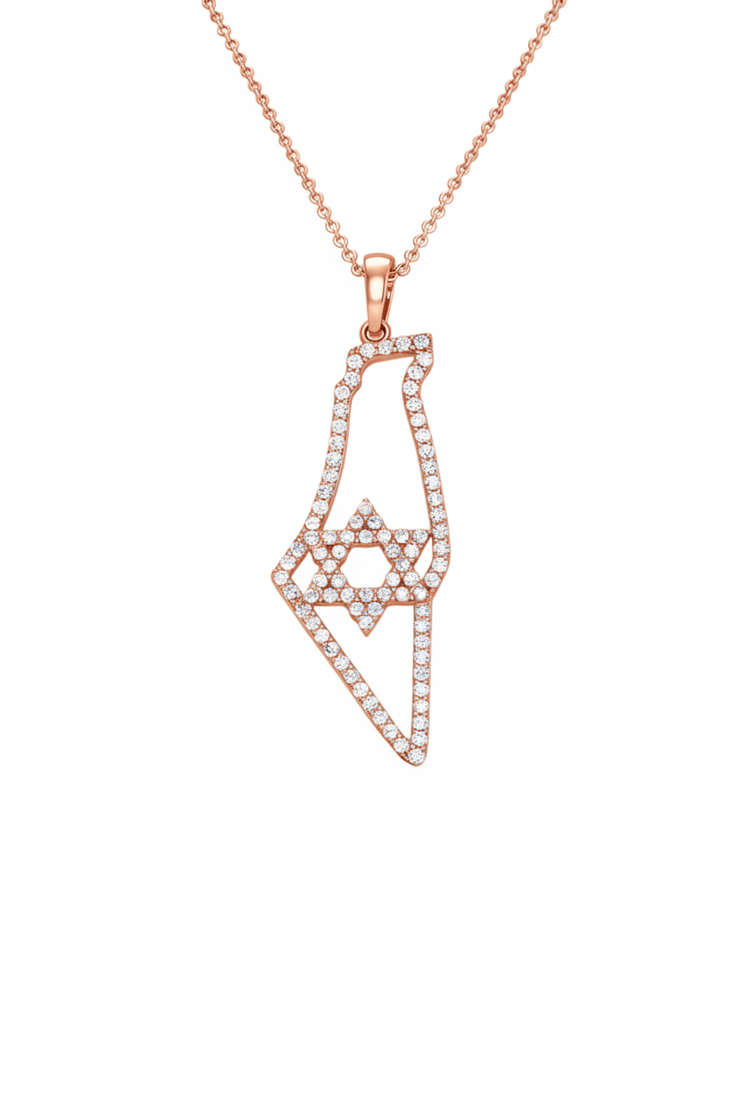 תליון זהב רוז