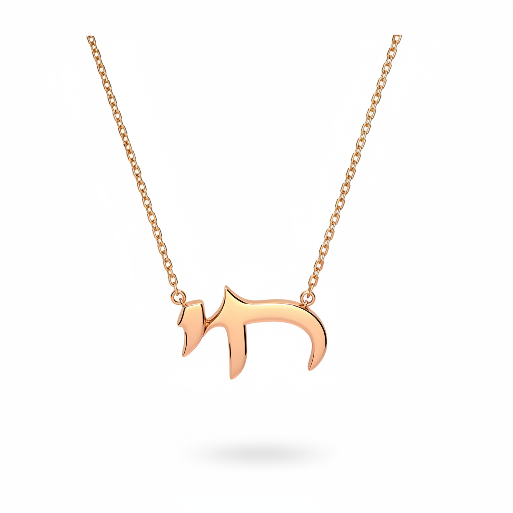 תליון חי מרחף זהב ורוד