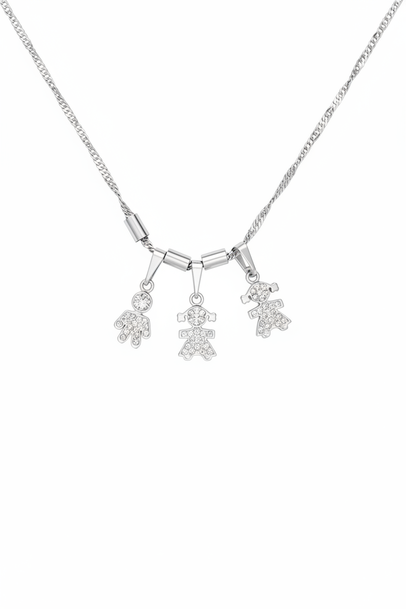 תליון זהב לבן