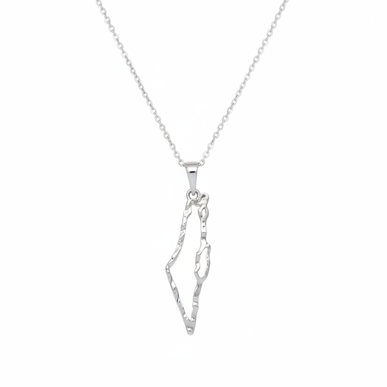 White Gold Israel Pendant