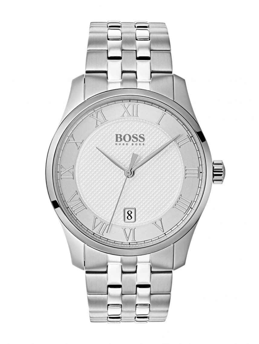 שעון יד HUGO BOSS לגבר עם רצועת מתכת קולקציית MASTER דגם 1513589