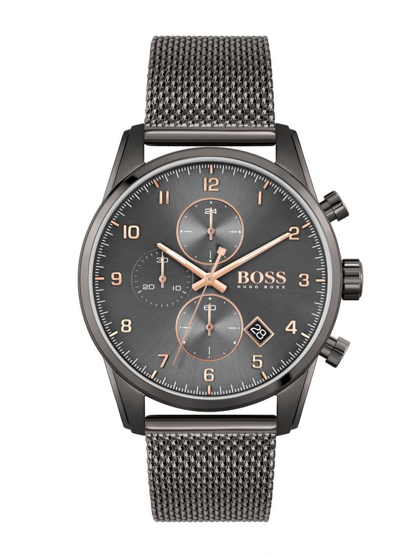 שעון יד HUGO BOSS לגבר קולקציית SKYMASTER דגם 1513837